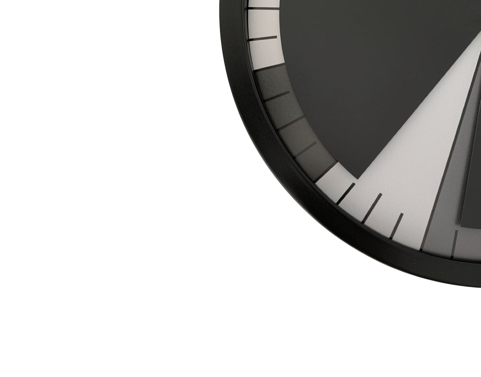 <tc>TIAN Wanduhr Schwarz/Weiß</tc>